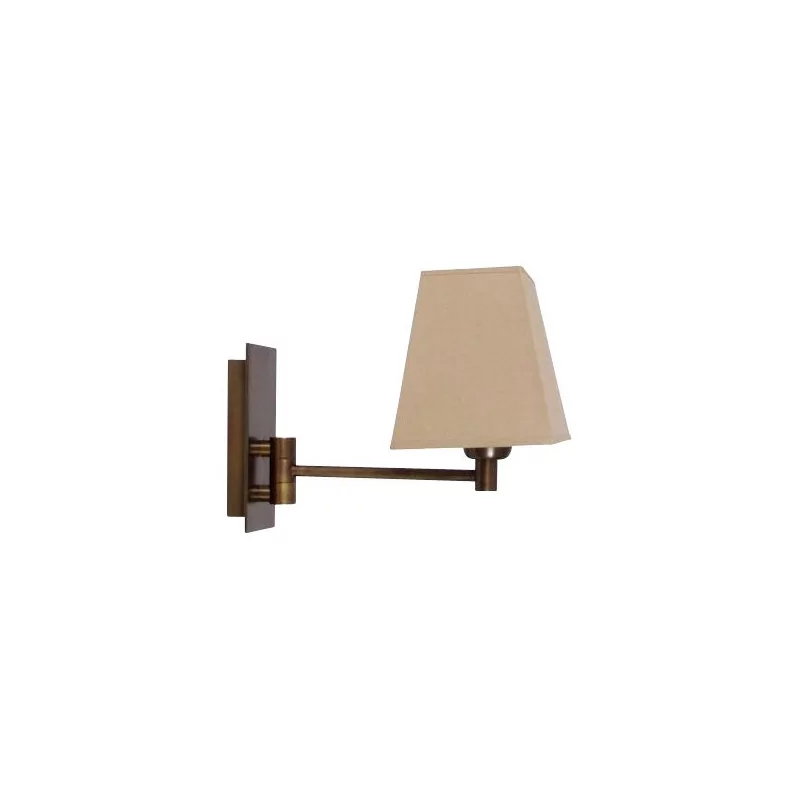 “Sorrel” wall light with taupe shade. - Moinat - Wall lights, Sconces
