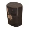 Bloc de bois pétrifié. (115 kg) - Moinat - Bouts de canapé, Bouillottes, Chevets, Guéridons