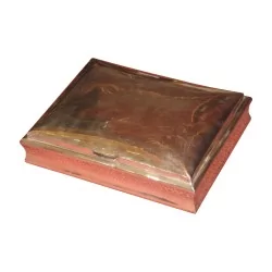 Boite à bijoux en argent 925 (1367 gr) intérieur de velours