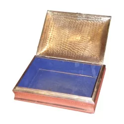 Boite à bijoux en argent 925 (1367 gr) intérieur de velours