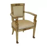 套 4 把新古典主义扶手椅，采用镀金雕刻胡桃木和…… - Moinat - VE2022/1