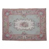 Aubusson rug in wool design 0102 Colours: brown, pink, … - Moinat - Tapis Beaulieu