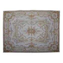 Aubusson rug in wool design 0236 - I. Colours: Brown, …