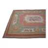 Aubusson rug in wool design 0163. Colours: brown, green, … - Moinat - Tapis Beaulieu