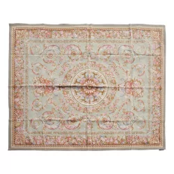 Aubusson rug in wool design 0315 - G. Colours: red, …