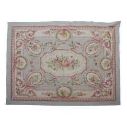 Aubusson rug in wool design 0046 - D. Colours: Brown, …