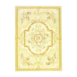 Aubusson rug in wool design 0136.
