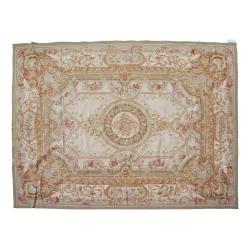 Aubusson rug in wool design 0364 - G Colours: orange, …