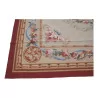 Aubusson rug in wool design 0053. Colours: red, green, … - Moinat - Tapis Beaulieu