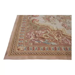 Aubusson-Teppich in Wolldesign 0055. Farben: Beige, Braun, …