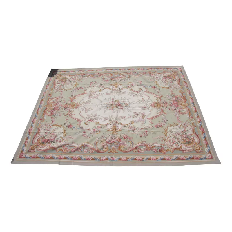 Aubusson rug in wool design 0101 - G. Colours: pink, … - Moinat - Tapis Beaulieu