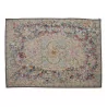 Aubusson rug in wool design 0201. Colours: Green, beige, … - Moinat - Tapis Beaulieu