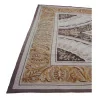 Aubusson rug in wool design 0243. Colours: Brown, beige, … - Moinat - Tapis Beaulieu