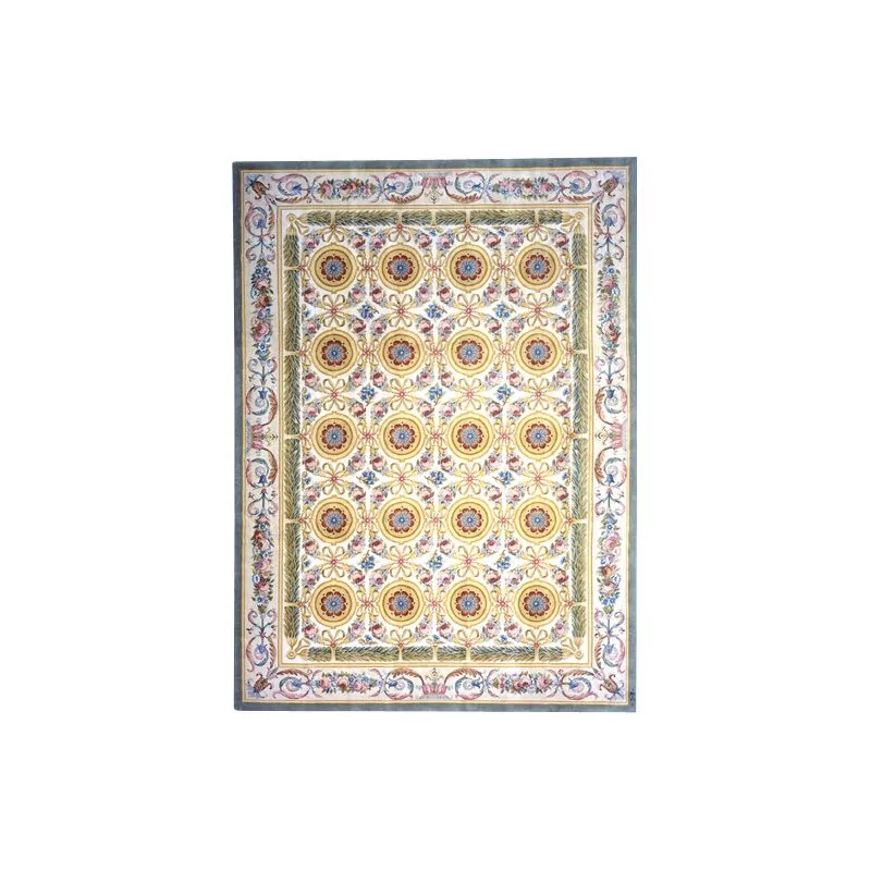 Savonnerie-Teppich handgeknüpft im Wolldesign … - Moinat - Tapis Beaulieu