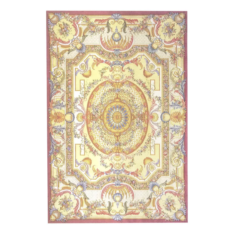 Hand-knotted Savonnerie rug in wool design S-114. Quality … - Moinat - Tapis Beaulieu