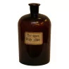 Pharmacy bottle in burnished blown glass with inscription … - Moinat - Carafes