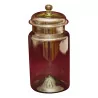 Pharmacy jar in blown green glass with lid. Era … - Moinat - Pharmacie