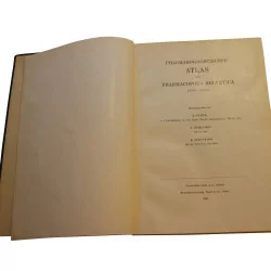 Atlas 药学书籍，1935 年。时期：20 世纪。