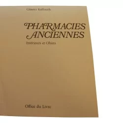old pharmacy book, dated 1976. Period: 20th …