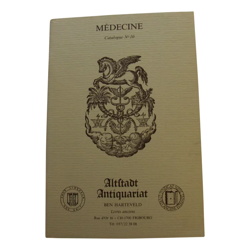 “Altstadt Antiquariat” pharmacy booklet dated 1985. - Moinat - Pharmacie