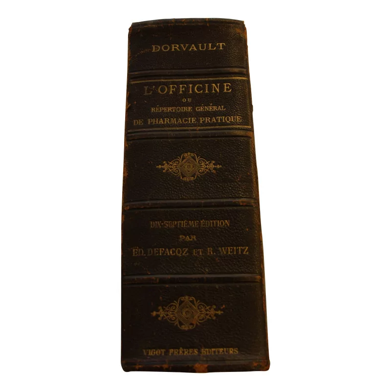 份 1928 年的“L’officine”药房书籍。 - Moinat - Pharmacie