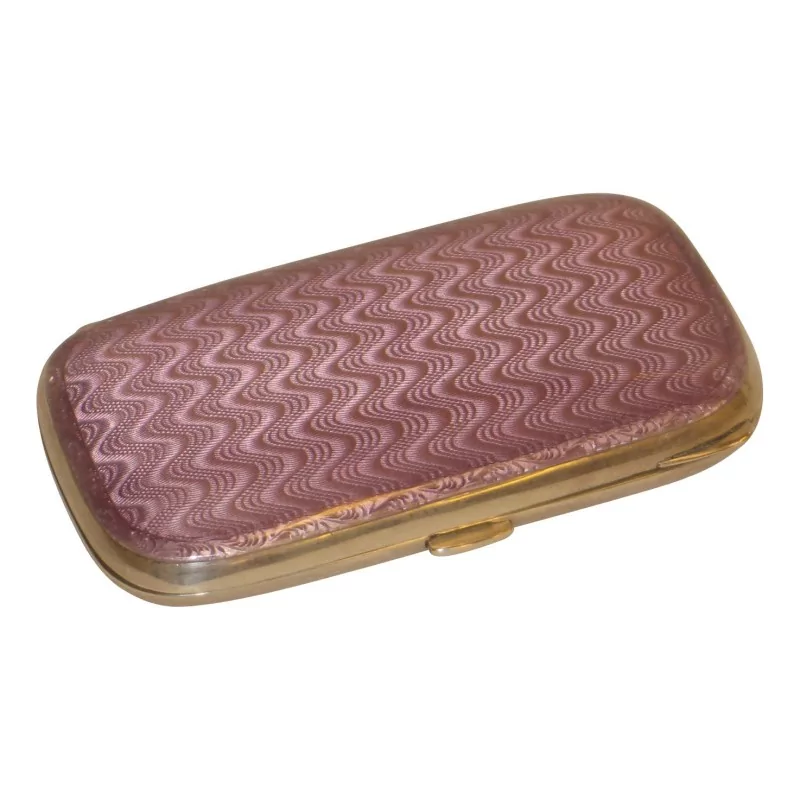 个 935 银扭索纹珐琅长方形盒子。 - Moinat - 箱, 瓮, 花瓶