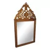 Régence mirror with gilded wooden pediment and mirror … - Moinat - Mirrors