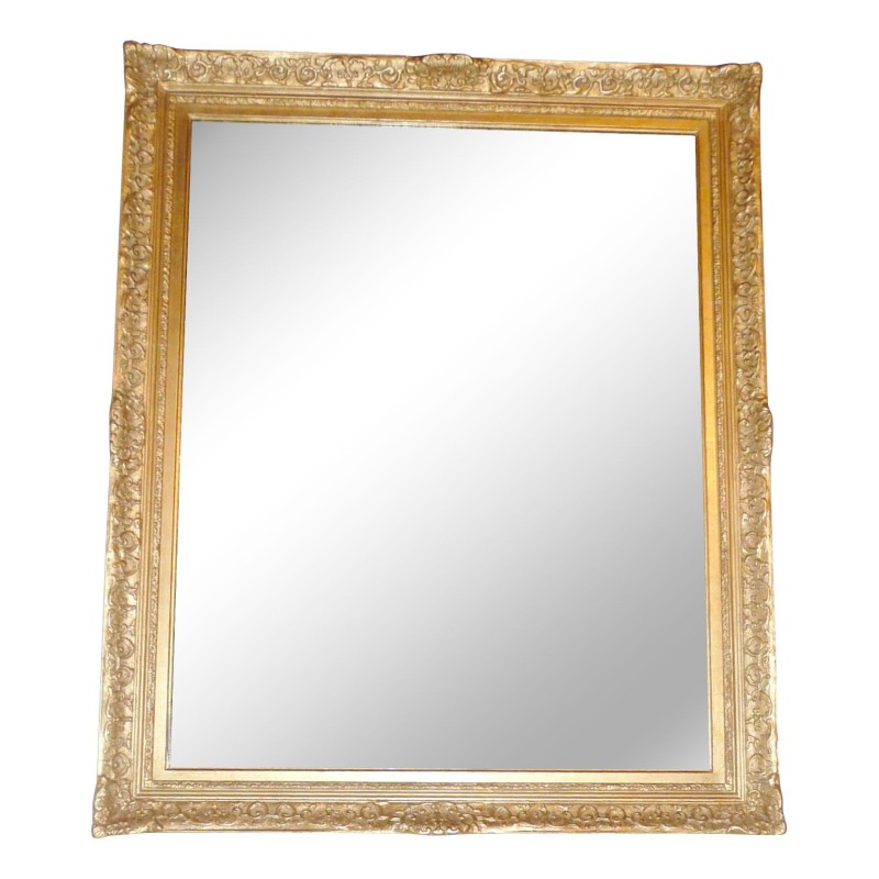 Miroir avec baguette Louis XIV, cuivré de 8.5 cm et une … - Moinat - Glaces, Miroirs Miroir avec baguette Louis XIV, cuivré de 8.5 cm et une … - Moinat - Glaces, Miroirs
