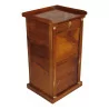 Empire nightstand in walnut, half-columns with gate and 1 … - Moinat - End tables, Bouillotte tables, Bedside tables, Pedestal tables