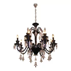 “Vinohrady” chandelier in bohemian crystal with 12 lights.
