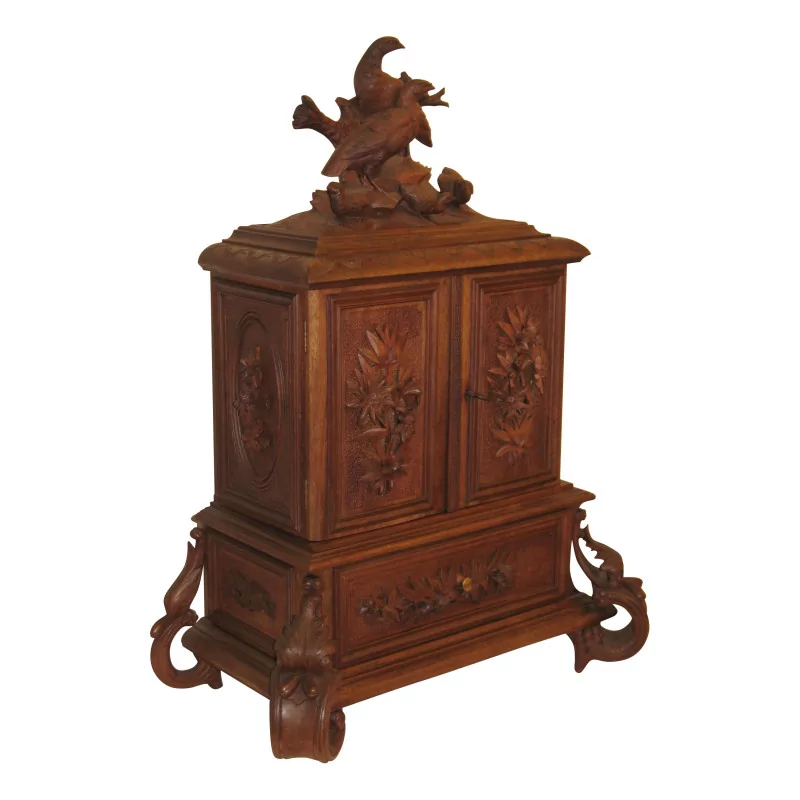 cabinet or jewelry box from Brienz “Les Cailles” in wood … - Moinat - VE2022/3