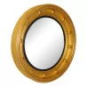 Regency “Eagle” mirror in round gilded wood. - Moinat - Mirrors