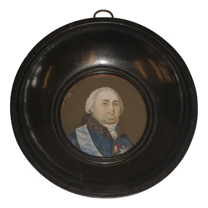 круглая миниатюра «Благородный, украшенный гербом», период Наполеона III, … - Moinat - Миниатюры - Медальоны