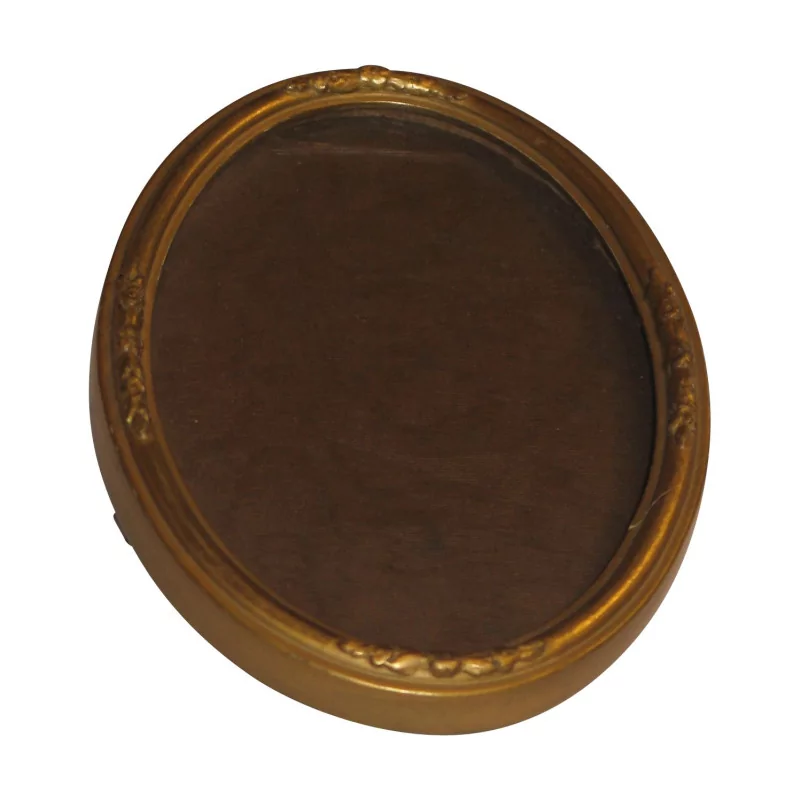 oval frame in gilded wood. Period: 19th century. - Moinat - Picture frames