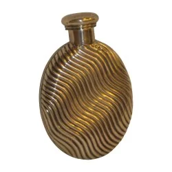 Flacon d'officier en argent (poinçon). Epoque : 19ème siècle.