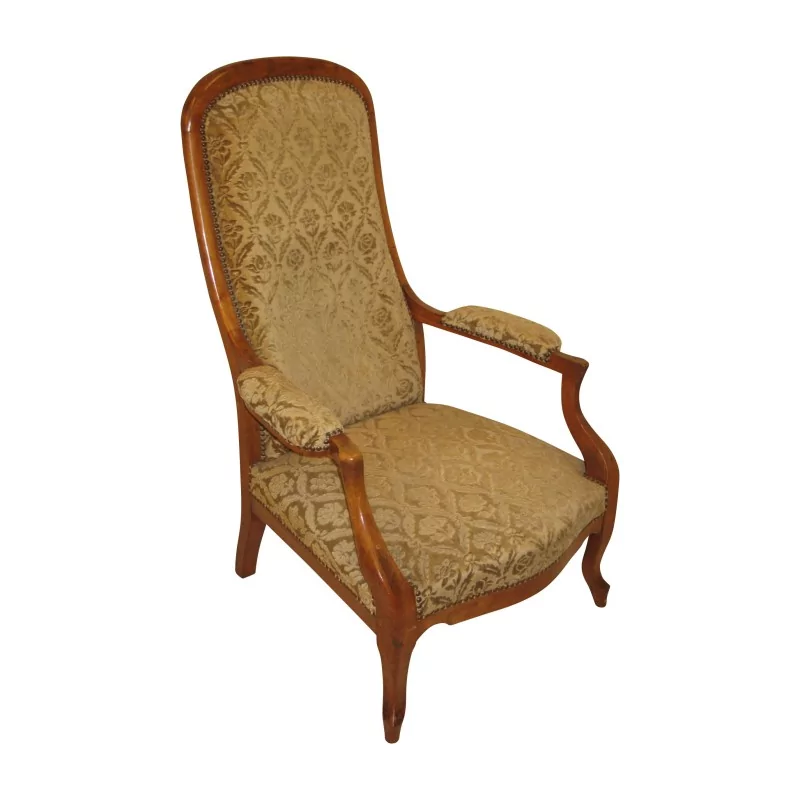 Fauteuil Voltaire Louis-Philippe en noyer. Epoque : 19ème … - Moinat - Fauteuils Fauteuil Voltaire Louis-Philippe en noyer. Epoque : 19ème … - Moinat - Fauteuils