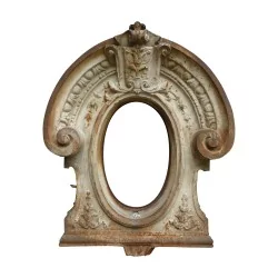 old cast iron oval bull's eye. Period: 19th century