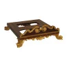 Book holder in mahogany and gilded wood, richly - Moinat - Plates