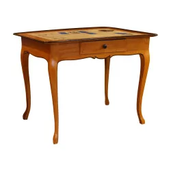 Bernoise Louis XV table with spider legs in cherry wood with …