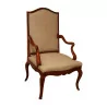 Bernese Louis XV armchair with crowbars, seat and back … - Moinat - VE2022/1