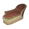 Méridienne, chaise-longue, carcasse ancienne, Napoléon III, - Moinat - Canapés