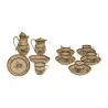 tea service including: 6 cups and saucers, 1 teapot, … - Moinat - Chinaware, Porcelain