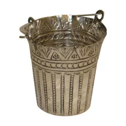 Lampe à huile en argent 833 (39 gr). Naples - Italie, vers