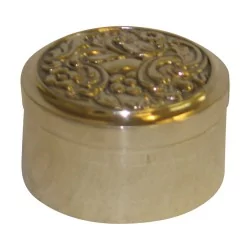 Boite ronde en argent 830 (61 gr). Stockholm, 1848.