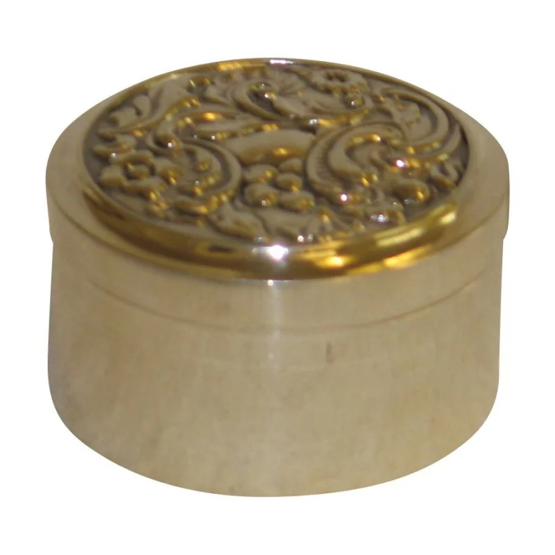 Boite ronde en argent 830 (61 gr). Stockholm, 1848. - Moinat - Argenterie