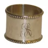 napkin link in 800 silver (19grs) with the initials R. … - Moinat - Silverware