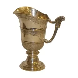 Hanap, carafe, en argent 925 (916 gr) de Collet. Genève, 20ème