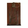 Small album in studded rosewood, engraving and glass, … - Moinat - Decorating accessories