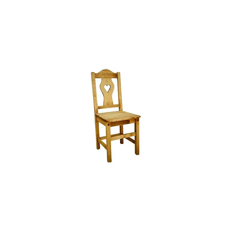 Chaise en sapin (Style Chalet). - Moinat - Chaises
