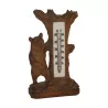 “Bear” thermometer in carved wood. Early 20th century. - Moinat - Decorating accessories